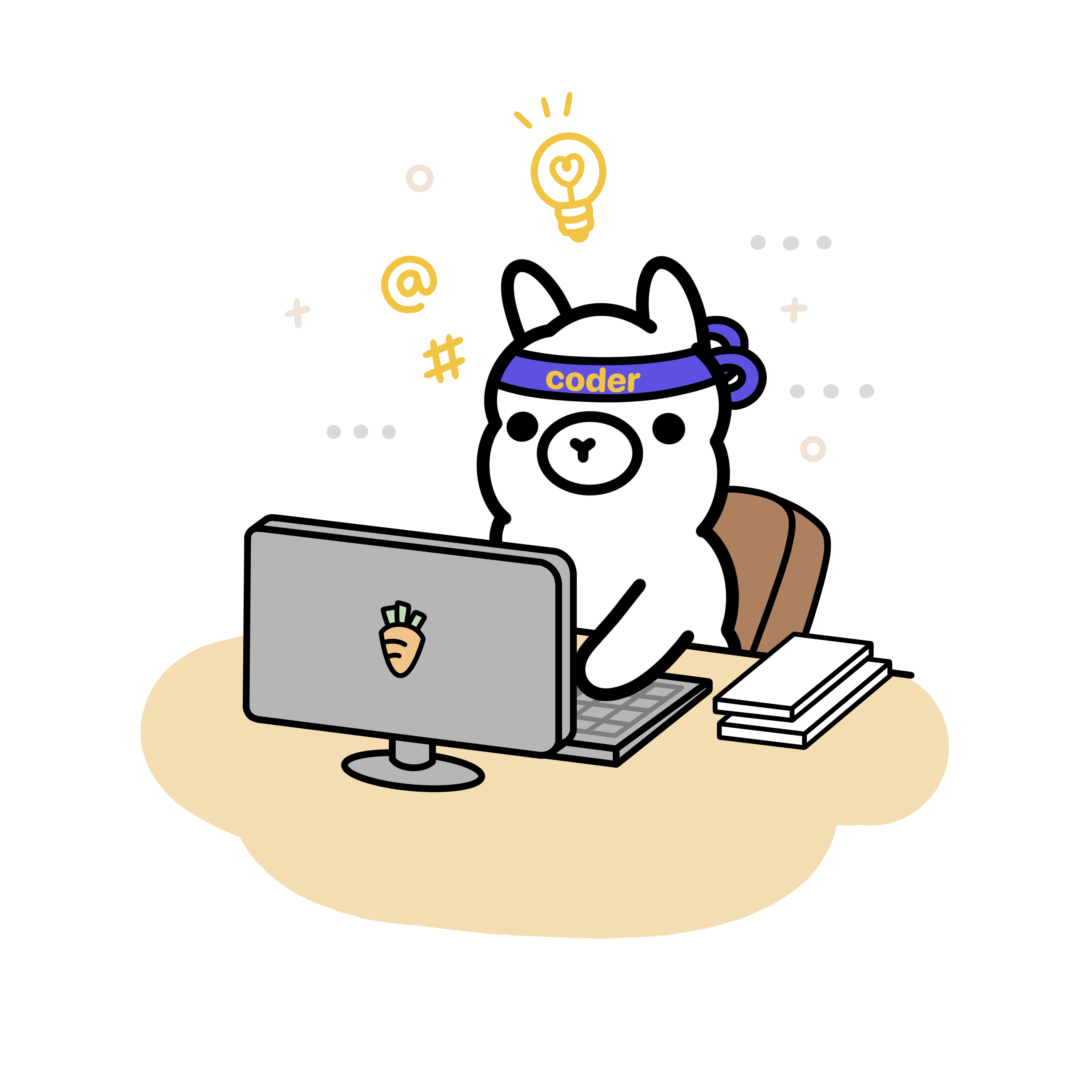 Illustration of Ollama coding